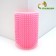 Massager - Cheskalka on an angle with cat mint for cats, size S, 13.5*9*5 cm, pink