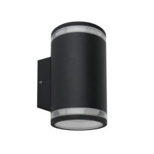 Фасадный светильник Arte Lamp Nunki A1910AL-2BK, GX53, 2х9 Вт, 10х12х18 см, чёрный
