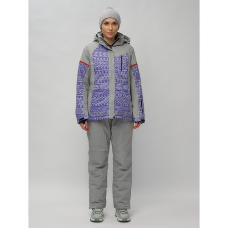 Ski suit, size 60, purple color-23