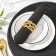 Ring for napkin "Sphere", 3.5 × 4.5 × 5.5 cm, gold color