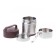 Thermos for food "Practitioner", 1.5 l, 2 plates, spoon, retains heat 12 hours, 21 x 13 cm,
