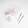 Needles for household sewing machines, universal, No. 110/18, 5 pcs