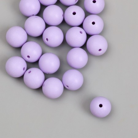 Beads for creativity plastic "Fial" matte d = 1.2 cm set 20 g-1