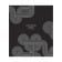 Notebook of 48 sheets in Calligrata Graphics, cover coated cardboard, twin-lak + selective UV-lak, OFSET MIX block