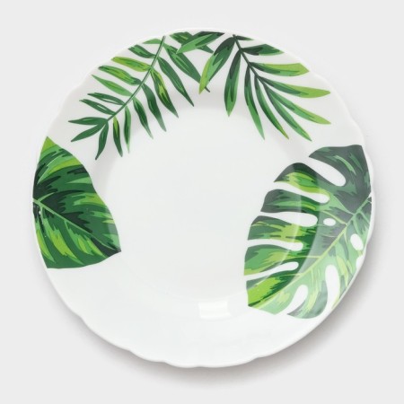 Service table "Fern sheet", 37 items, glass ceramics-15