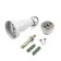 Door stop, magnetic locusts, white color