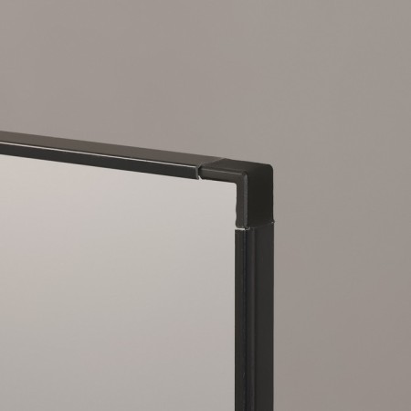 Interior mirror, acrylic, 36 x 148 cm black-3