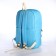 Young backpack from textiles on lightning, 2 pockets, blue color