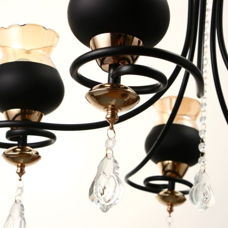 Lyra chandelier 5he27 40w Black 60x60x85 cm Bayerlux-7