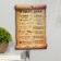 Key of the Rules of the House "Love each other, scroll"