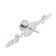 Handle button cappio, d = 30, l = 168 mm, chromium color