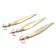 Vertical "Yaman" Bulava with a tee, size 60 mm, 10.7 g, brass color