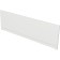 Front Panel Lorena Flavia Octavia Korat, length 150 cm, white color