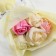 A bouquet of soap petals "rose" in a box with a handle 8.5x18x25 cm