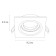 Pointed-built lamp Arte Lamp Tarf A2178PL-1WH, GU10, 35 W, 9.2x9.2x2.5 cm, white