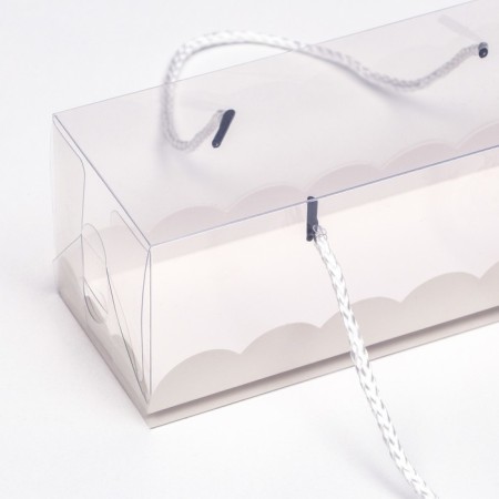 Confectionery packaging for roll, white 22.5 x 7.8 x 7.8 cm-2
