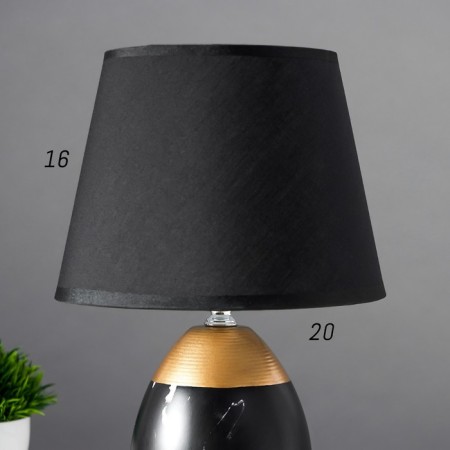 Table lamp 16305/1bk E14 40W Black-gold 20x20x31 cm Risalux-3