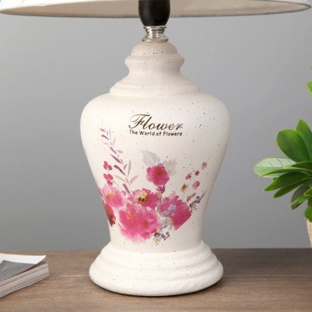 Table lamp "Flower bouquet" 1xe14 40W white 24x24x39.5 cm Risalux-3