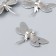 Busina for creativity Metal "Dragonfly" silver G625B313 3.1x4.8 cm