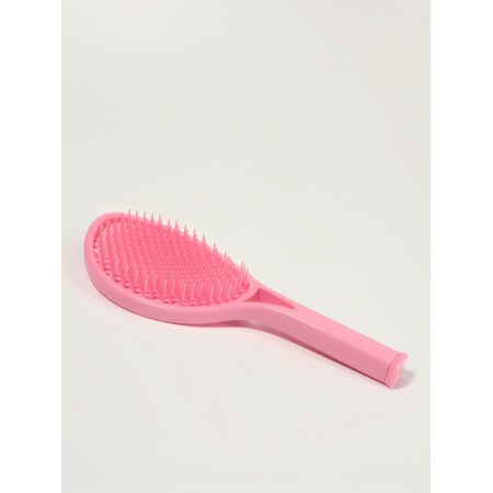 Comb massage oval for drying hair 24*10cm pink suspension QF