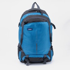 Tourist backpack on lightning, 22/27 l, 3 external pockets, with extension, blue color