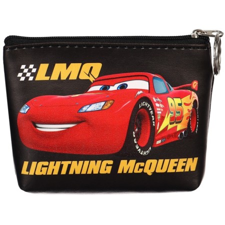 Ducky wallet, leatherette, on lightning, 11.5 x 2.5 x 8 cm, cars-1