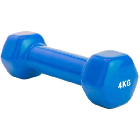 A set of dumbbells of rubberized Bradex SF 0870, 4 kg, blue-1