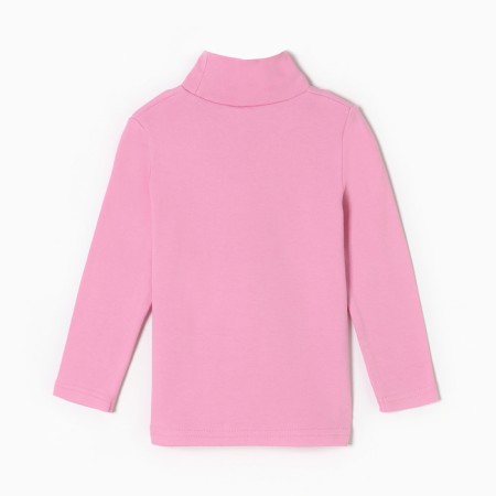 Turtleneck for girls, pink color, height 98 cm-3