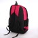 School backpack from textiles on lightning, 4 pockets, pink color