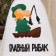 Bath cap with applique "Main Fisherman"