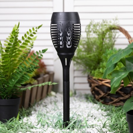 Sunny battleship lamp. "Start", "Maori" 9.5x50 cm, IP44, 36 LED, EFF. fire, t/white-1
