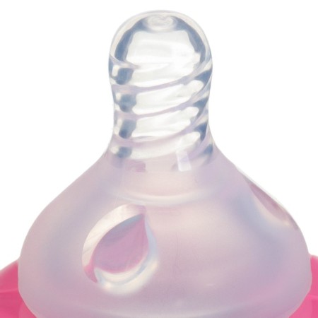 A bottle for feeding, a wide throat "Unicorn", 270 ml., With handles-9