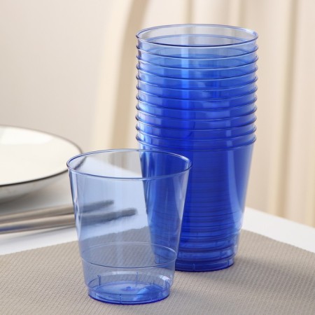 Crystal glasses "Crystal", 200 ml, color mix-5