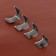 A set of angular cutters for the skin 25/30/35/40mm (nab 4pcs price for nab) metal au