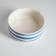 Ceramic "stripes" 200 ml, 10.5 x 4 cm, blue