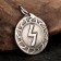 Scandinavian amulet "Runa Soulo in the Sunny Circle", 5 g, 20x22 mm