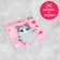 A valentine postcard with a scretch-layer “Most wonderful in life”, a kitten, 10 x 10 cm