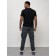 Cargo jeans men, size 46-48, dark gray color