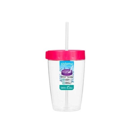 A glass with a tube, 525 ml, mix-4