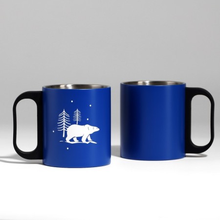 New Year! New Year's set "Zimushka", thermos 500 ml, mug 2 pcs-13