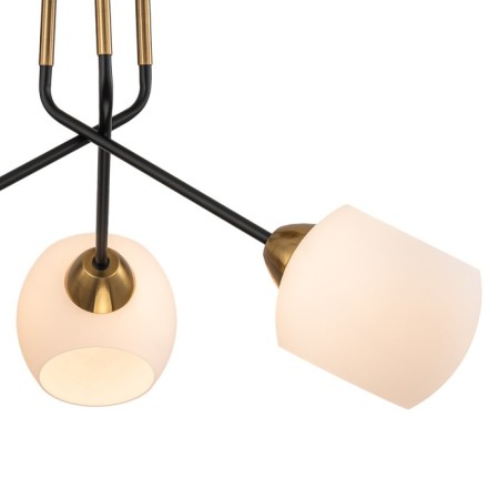 Lamp on the ESCADA rod, 2113/3P. 3x40W, E27, 640x640x320 mm, Copper Color/Black-2