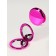 Mirror Warehouse Circle (2) C/Ficked up D6.5cm metallic plastic pink bag QF