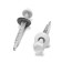 Roofing screws 4.8x50 mm, Ral9003 White color, 150 pcs.