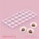 Konfinetta Chocolate Form "Confetti", 27.5 × 13.5 cm, 21 cells