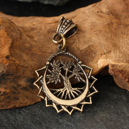 Suspension "Tree of life", brass-1