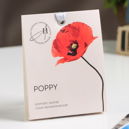 Sasha Aromatic Spring "Poppy", Mac, Bergamot, Ambasser, 10 g