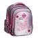 School backpack 40x33x15cm, ergonomic back, Across 410, gray/pink