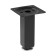 Square OKV001BL tundra, d = 25x25 mm, h = 100 mm, black color black