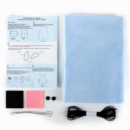 Sewing kit. DIY soft toy "Hare Stesha", 37 cm-2
