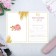 Wedding invitation from add. element "Happy moments", 10 x 15 cm
